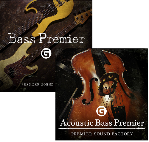 お得なバリューパック! Bass Premier G & Acoustic Bass Premier G セット Native Instruments 有償版Kontakt専用 (無料のKontakt Playerでは動作しません)。
